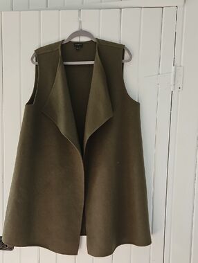 Talbots Olive Green Knit Cardigan